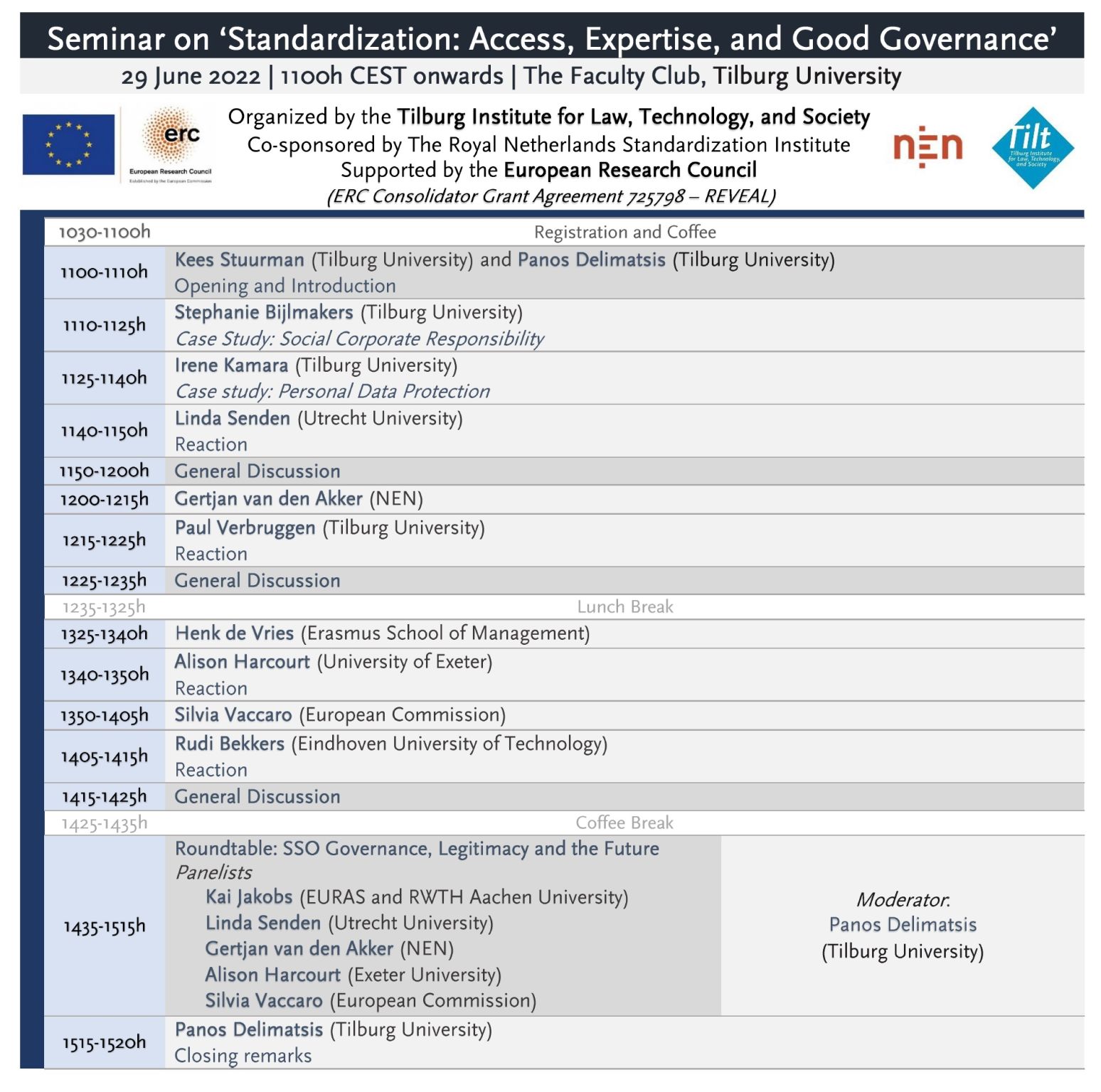 **Seminar Program**